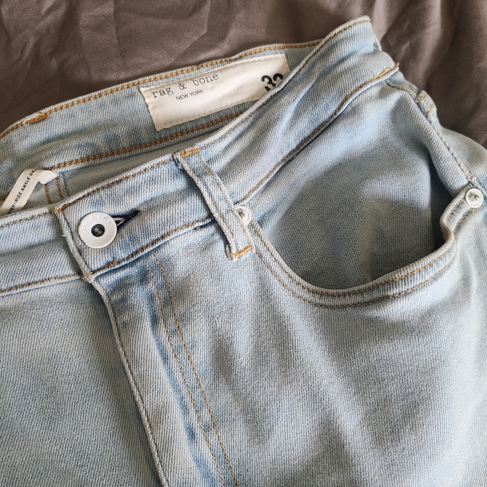 Rag & Bone Nina High Rise Ankle Skinny Jeans